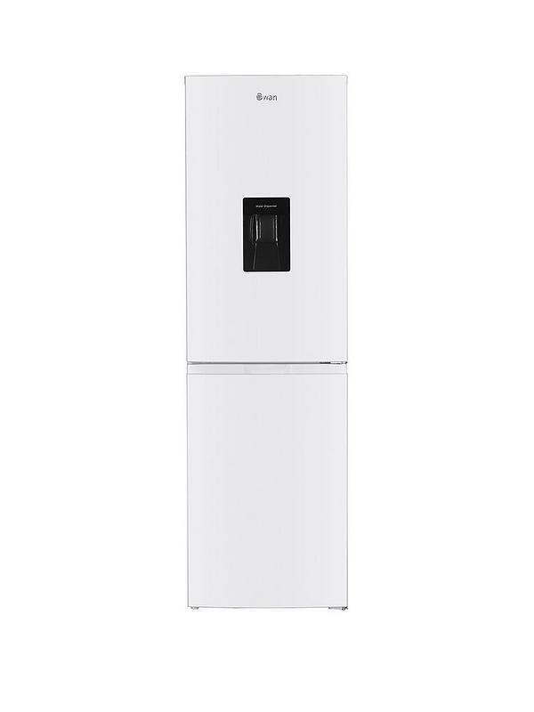 Swan SR156130W 55cm Wide, Total No Frost, 50/50 split, Water Dispenser, Fridge Freezer - White
